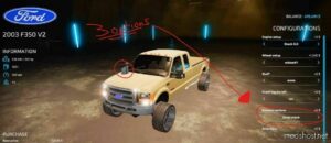 FS22 Ford Truck Mod: F350 6.0 Powerstroke (Image #2)