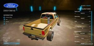 FS22 Ford Truck Mod: F350 6.0 Powerstroke (Image #4)