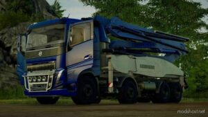 FS22 Volvo Truck Mod: FH16 Concrete Pump (Image #2)