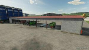 FS22 Placeable Mod: Lizard Vehicle Shelters (Featured)