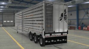 Barrett Live Stock Trailer V1.7 for American Truck Simulator
