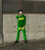 GTA 5 Player Mod: Rehab Never Love Again Sweatpants & Hoodie For MP Male (Image #2)