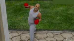 GTA 5 Player Mod: Mike Tyson Add-On PED (Image #3)