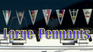 Large Pennants 1.04 for Euro Truck Simulator 2