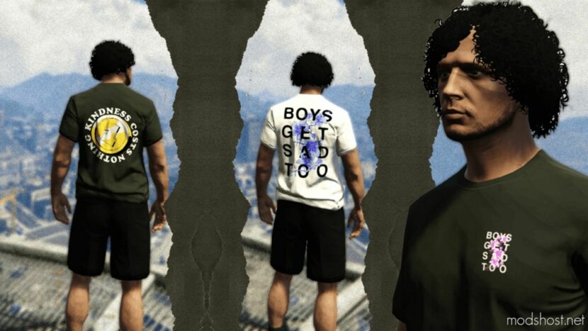 GTA 5 Player Mod: Boys GET SAD TOO – TEE For MP Male Sp/Fivem Ready (Featured)