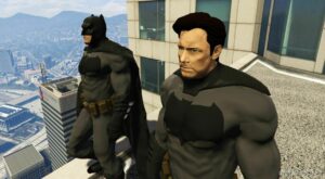 GTA 5 Player Mod: Batman Deluxe Addon PED (Image #3)