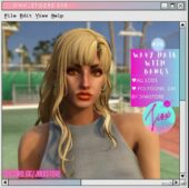 Wavy Hair With Bangs V2.1 for Grand Theft Auto V
