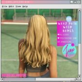 GTA 5 Player Mod: Wavy Hair With Bangs V2.1 (Image #2)