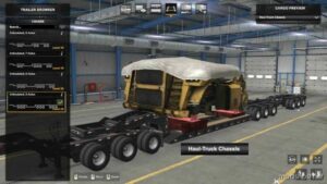 ATS Trailer Mod: More Cargo For Lowboy 1.48 (Image #2)