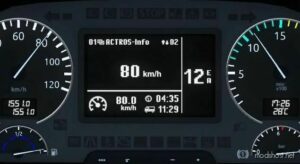 Mercedes-Benz Actros MP3 Improved Dashboard for Euro Truck Simulator 2