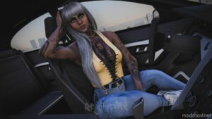 GTA 5 Mod: Female CAR Pose Pack (Image #2)