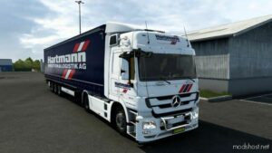 Combo Skin Hartmann Spedition For Mercedes-Benz Actros MP3 for Euro Truck Simulator 2