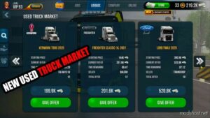 Used Truck Market V1.0.2 for Euro Truck Simulator 2
