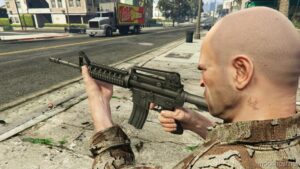 GTA 5 Weapon Mod: M4A1 Special Carbine Rifle Animated (Image #2)