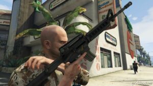 GTA 5 Weapon Mod: M4A1 Special Carbine Rifle Animated (Image #5)