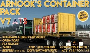 Arnook’s Container Pack – Edition V7 [1.48] for American Truck Simulator