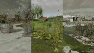 FS22 Placeable Mod: Natural Waterplants V1.0.1 (Featured)
