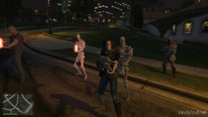 GTA 5 Player Mod: Terminator Infiltrator (Add-On Skin Pack) (Image #3)