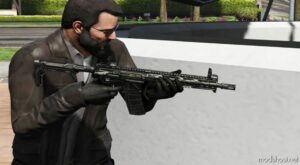 GTA 5 Weapon Mod: MW 2019 – Skeletonized M4A1 Animated V2.0 (Image #2)