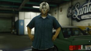 GTA 5 Player Mod: Work Shirts For MP Male – Franklin (Image #2)