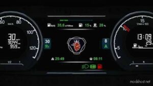 Scania NG Improved Dashboard V4.3 for Euro Truck Simulator 2