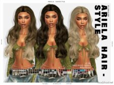 Ariela Hairstyle for Sims 4