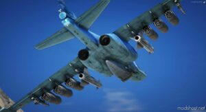 GTA 5 Vehicle Mod: Su-25Tm Frogfoot Add-On | LOD (Image #5)