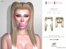 Regina Hairstyle for Sims 4