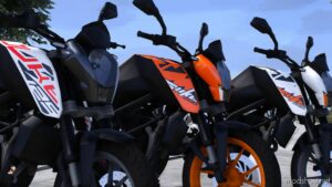 GTA 5 Vehicle Mod: KTM Duke 125 / 200 Add-On | Tuning | Liveries (Image #4)