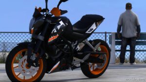 GTA 5 Vehicle Mod: KTM Duke 125 / 200 Add-On | Tuning | Liveries (Image #5)