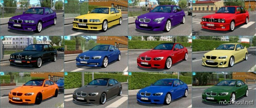 BMW Traffic Pack [1.48] for Euro Truck Simulator 2