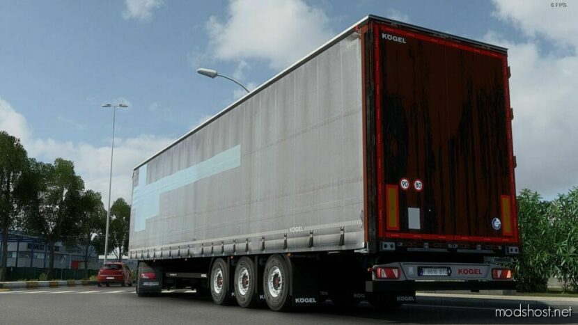 Silver Excompany For Kogel Cargo Mega By Dotec for Euro Truck Simulator 2
