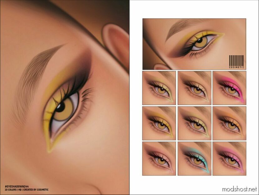 Graphic Eyeshadow N244 for Sims 4