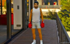 GTA 5 Player Mod: Muhammed ALI Clay Add-On PED (Image #2)