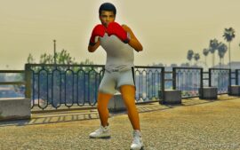 GTA 5 Player Mod: Muhammed ALI Clay Add-On PED (Image #5)