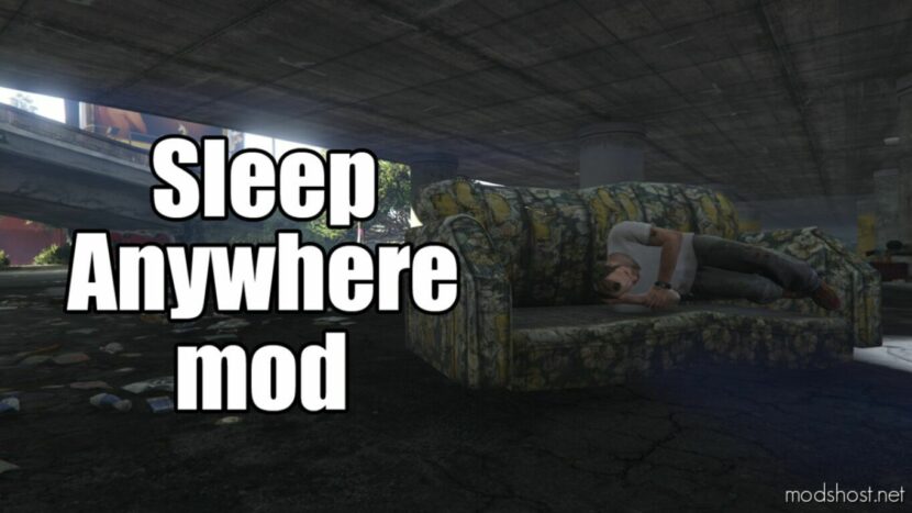 Sleep Anywhere V2.0 for Grand Theft Auto V