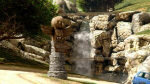 TWO Hoots Waterfalls Simple Wooden Bridge (Menyoo) for Grand Theft Auto V