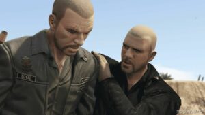 GTA 5 Mod: Tlad Johnny Klebitz Player Mod (Trevor Replacement) | W/ Cutscene Face Anims V1.2 (Image #3)