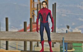 GTA 5 Player Mod: The Amazing Spiderman-2 (Andrew Garfield) (Image #3)