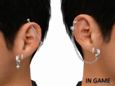 Love2Self Earrings for Sims 4