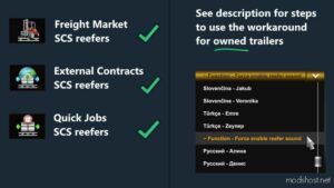 ETS2 Mod: Reefer Trailer Sound Addon V1.0.11 (Image #2)