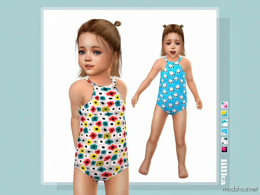Toddler Swimsuit P26 for Sims 4