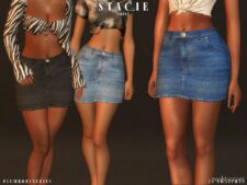 Stacie Skirt for Sims 4