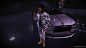 GTA 5 Player Mod: POP Smoke Braids For Franklin (Image #3)