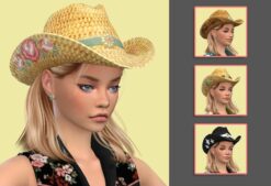 Cowgirl HAT for Sims 4