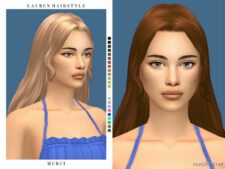 Lauren Hairstyle for Sims 4