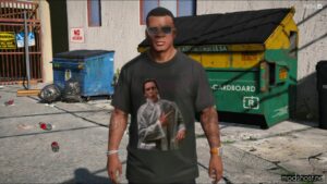 GTA 5 Player Mod: Gangsta Fraklin T-Shirt Pack (Featured)