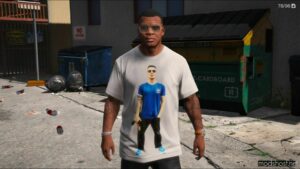 GTA 5 Player Mod: Gangsta Fraklin T-Shirt Pack (Image #3)