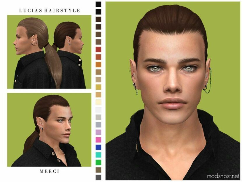 Lucias Hairstyle for Sims 4
