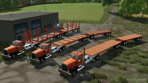 FS22 Trailer Mod: American Flatbed Pack V1.0.0.1 (Image #6)